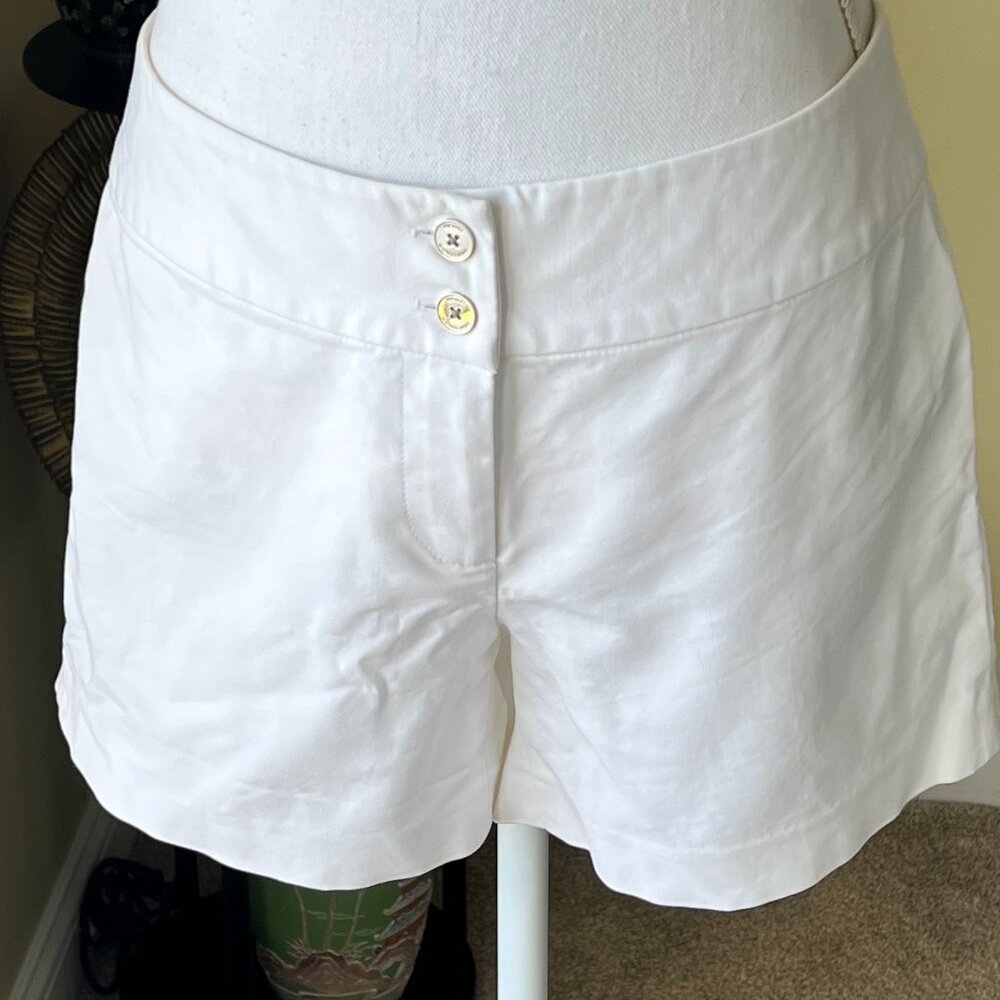 Crisp White Michael Kors Shorts